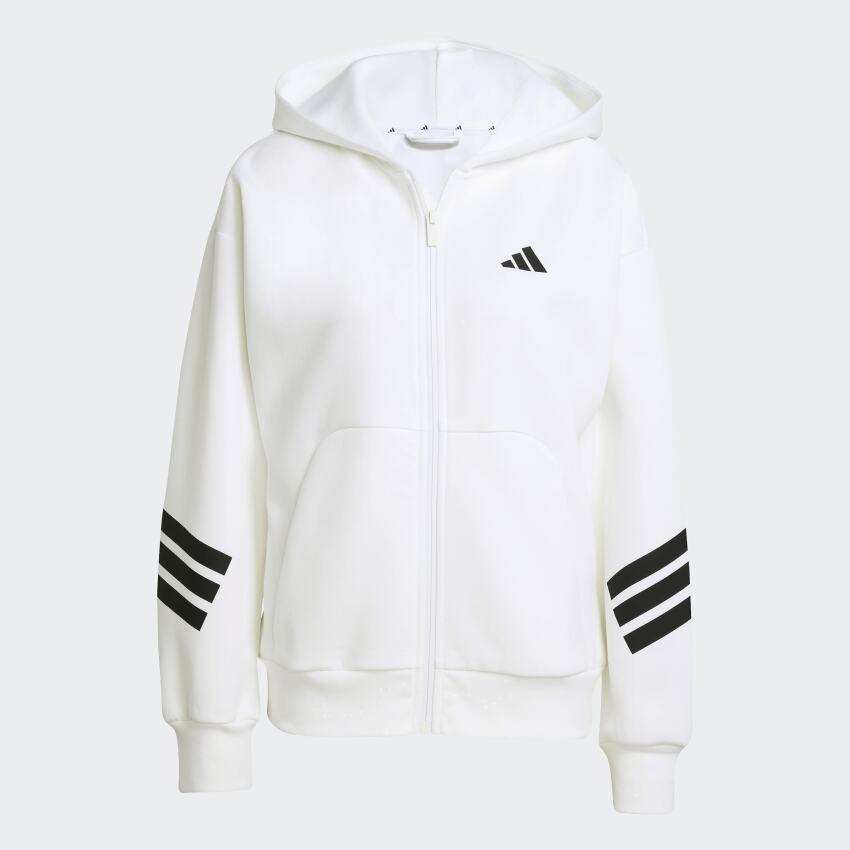 Adidas W FI 3S Fz Hd Kadın Eşofman Üstü - 6