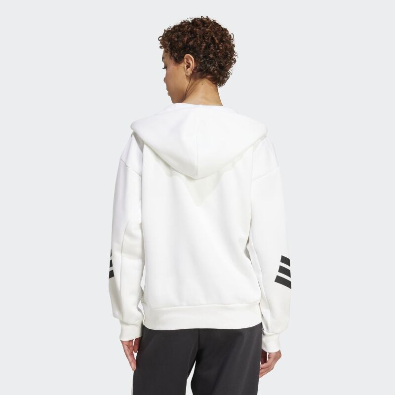 Adidas W FI 3S Fz Hd Kadın Eşofman Üstü - 2