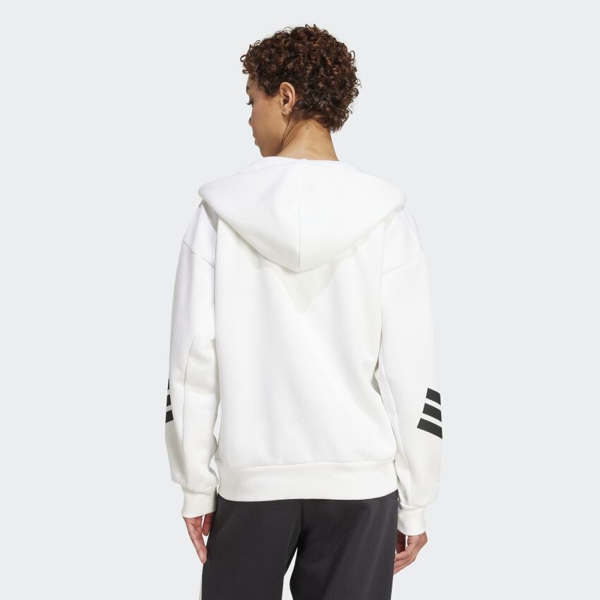 Adidas W FI 3S Fz Hd Kadın Eşofman Üstü - 2