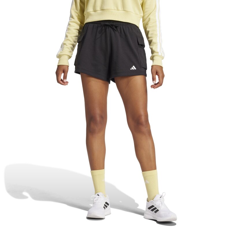 Adidas Loose Fit Siyah Kadın Şort - 1