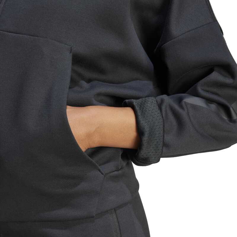 Adidas W Z.N.E. Fz Siyah Kadın Eşofman Üstü - 6