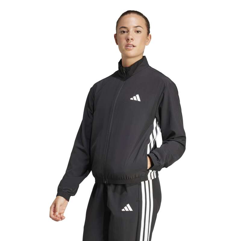 Adidas We 3S Woven Siyah Kadın Eşofman Üstü - 1