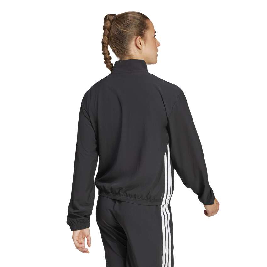 Adidas We 3S Woven Siyah Kadın Eşofman Üstü - 2
