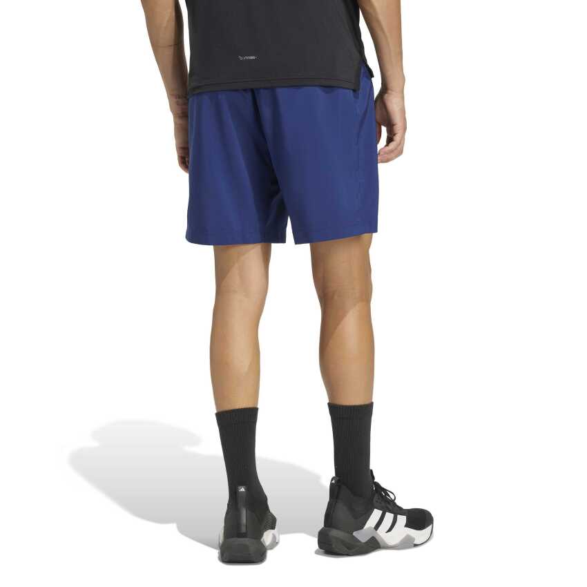 Adidas Workout Essentials Base Dokuma Mavi Erkek Şort - 2