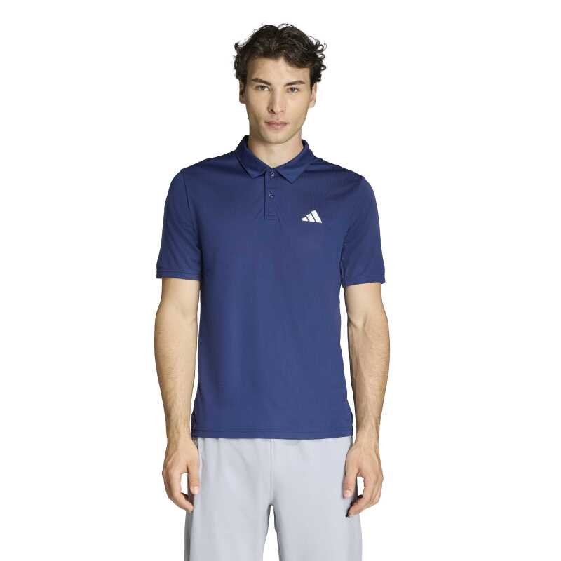 Adidas Workout Essentials Base Mavi Erkek Polo Tshirt - Adidas