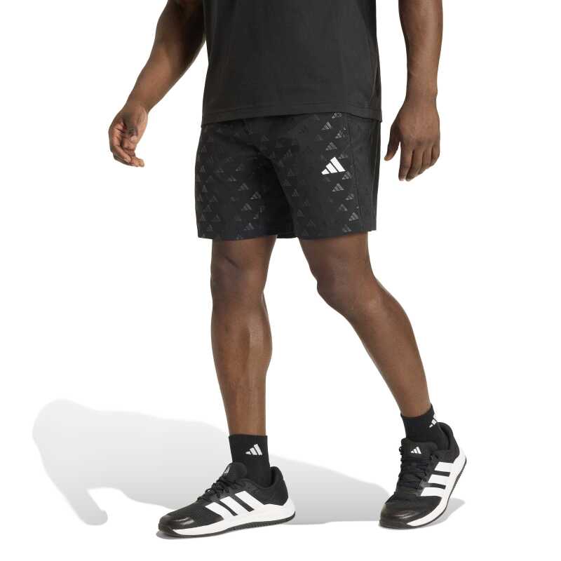 Adidas Workout Essentials Brandlove Dokuma Siyah Erkek Şort - 1