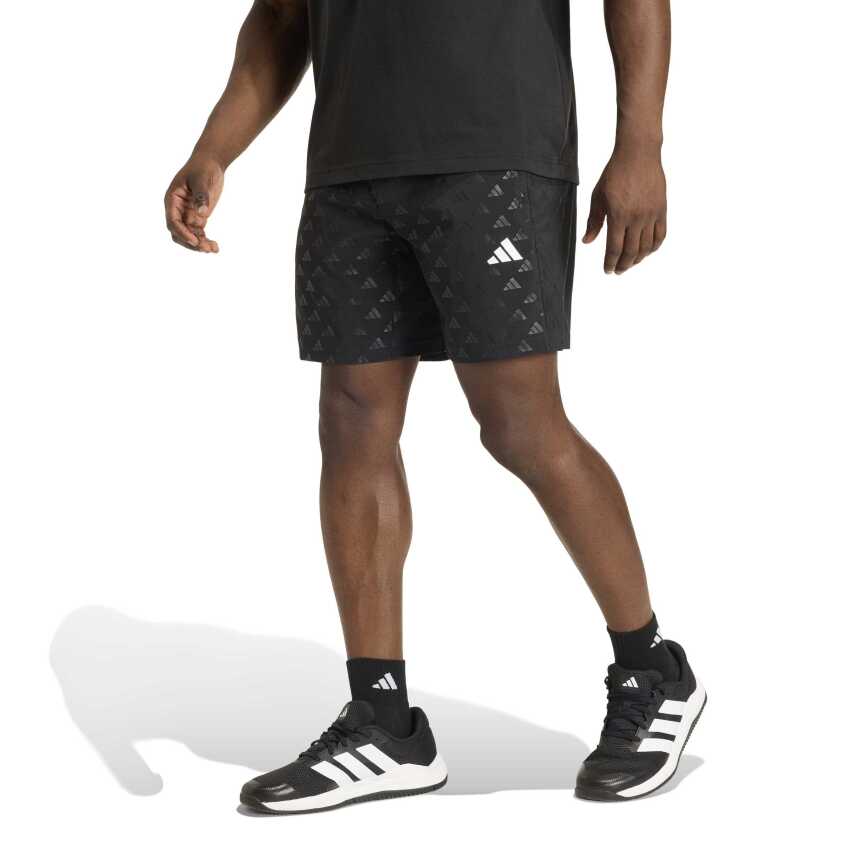Adidas Workout Essentials Brandlove Dokuma Siyah Erkek Şort - 1