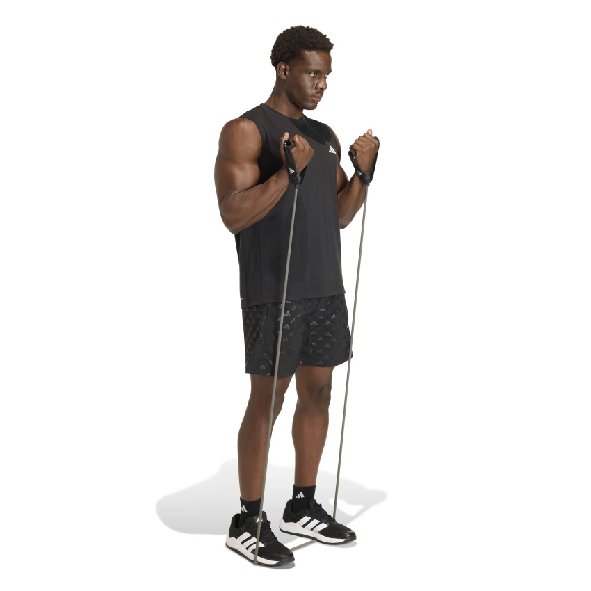 Adidas Workout Essentials Brandlove Dokuma Siyah Erkek Şort - 3