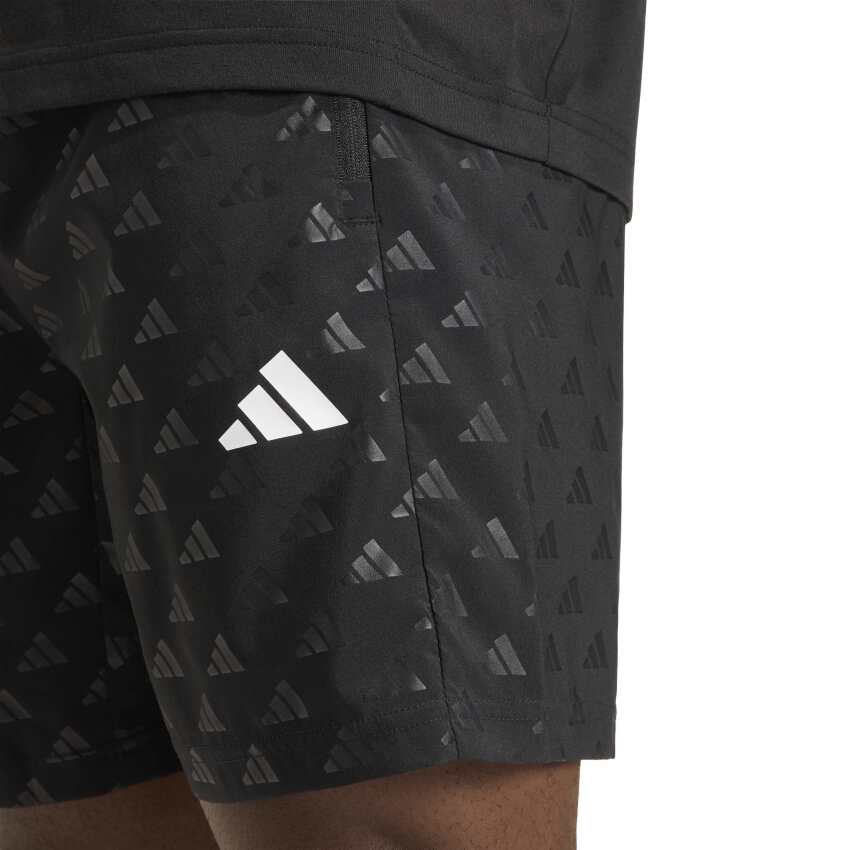 Adidas Workout Essentials Brandlove Dokuma Siyah Erkek Şort - 5