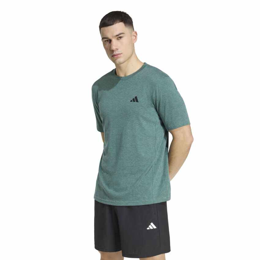 Adidas Workout Essentials Feelready Novelty Yeşil Erkek Tshirt - 1