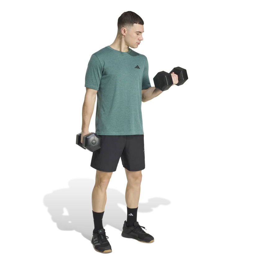 Adidas Workout Essentials Feelready Novelty Yeşil Erkek Tshirt - 3
