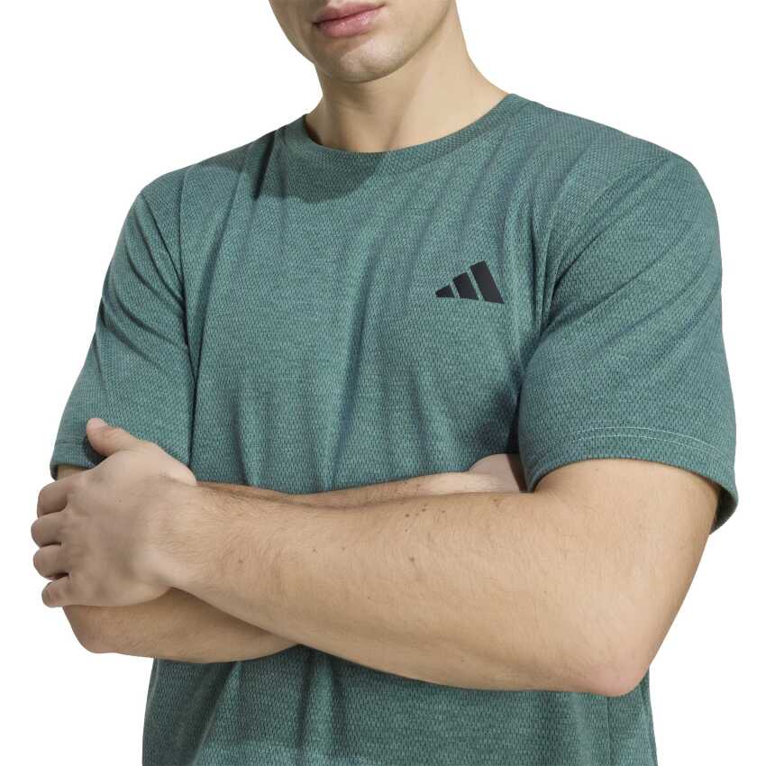 Adidas Workout Essentials Feelready Novelty Yeşil Erkek Tshirt - 4