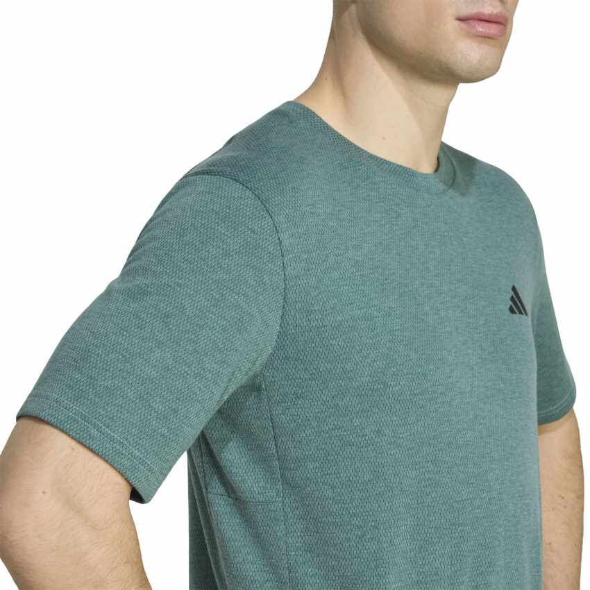 Adidas Workout Essentials Feelready Novelty Yeşil Erkek Tshirt - 5