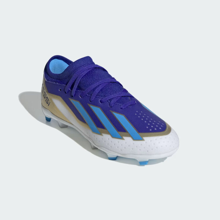 Adidas X CRAZYFAST LEAGUE FG J MESSI Mavi Çocuk Krampon - 4