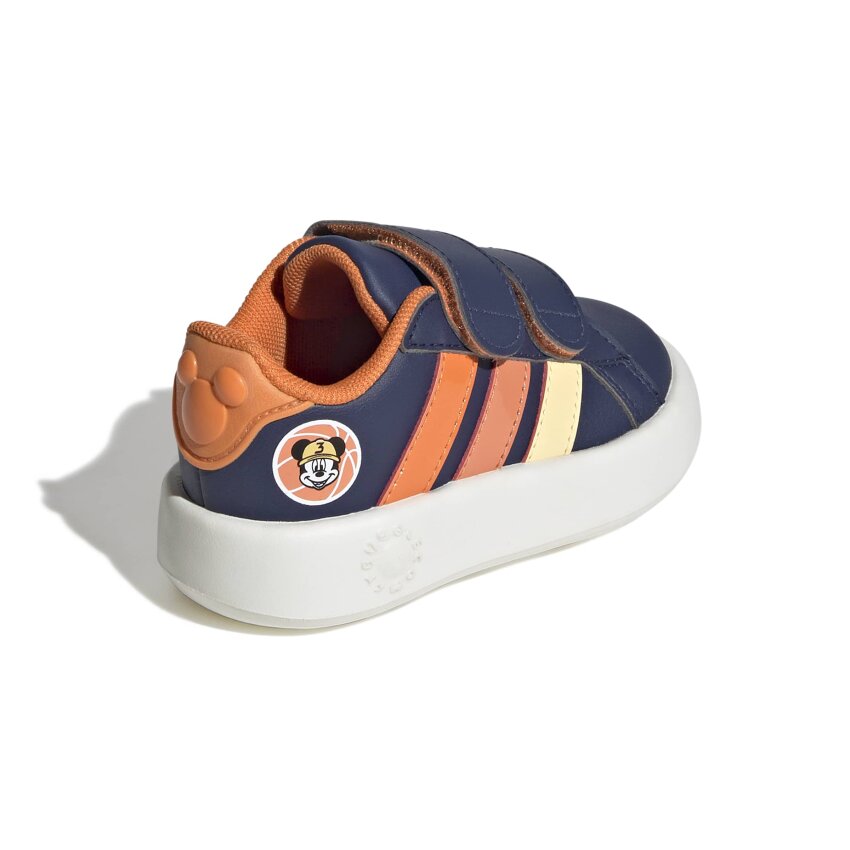 Adidas x Disney Mickey Mouse Grand Court Lacivert Çocuk Günlük Ayakkabı - 4