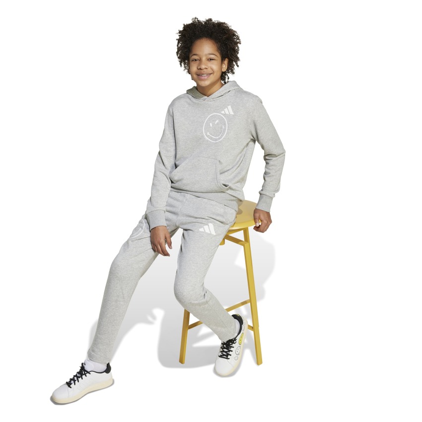 Adidas x Smileyworld Gri Çocuk Eşofman Altı - 3