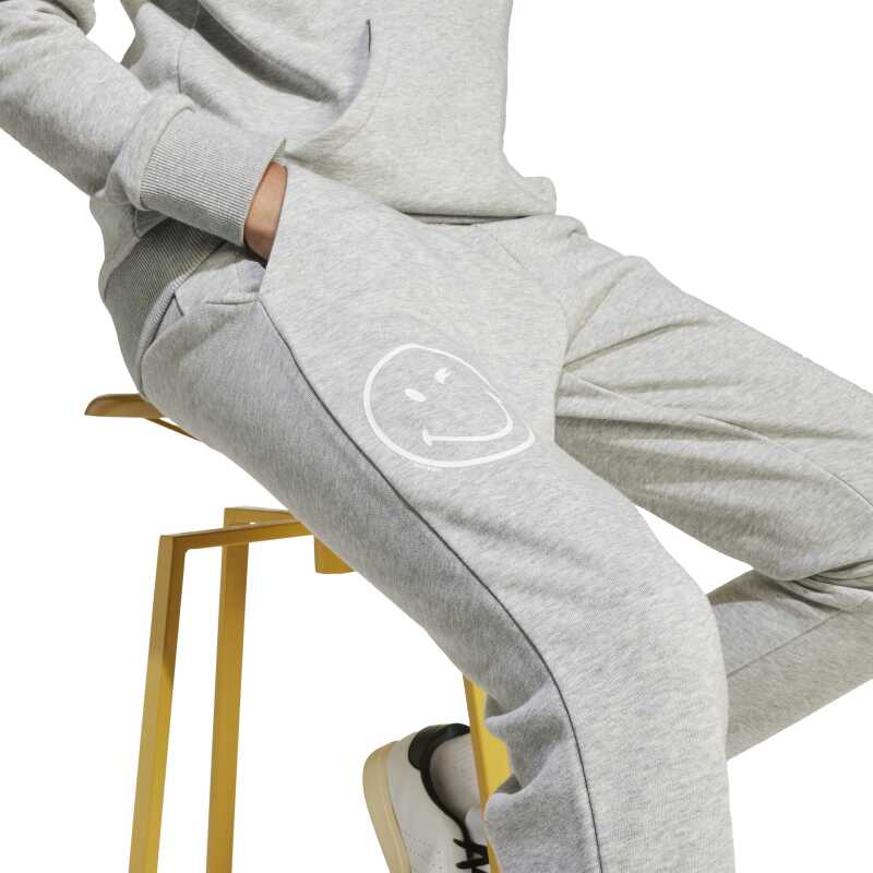 Adidas x Smileyworld Gri Çocuk Eşofman Altı - 5