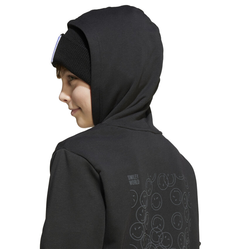 Adidas X Smileyworld Siyah Çocuk Sweatshirt - 7