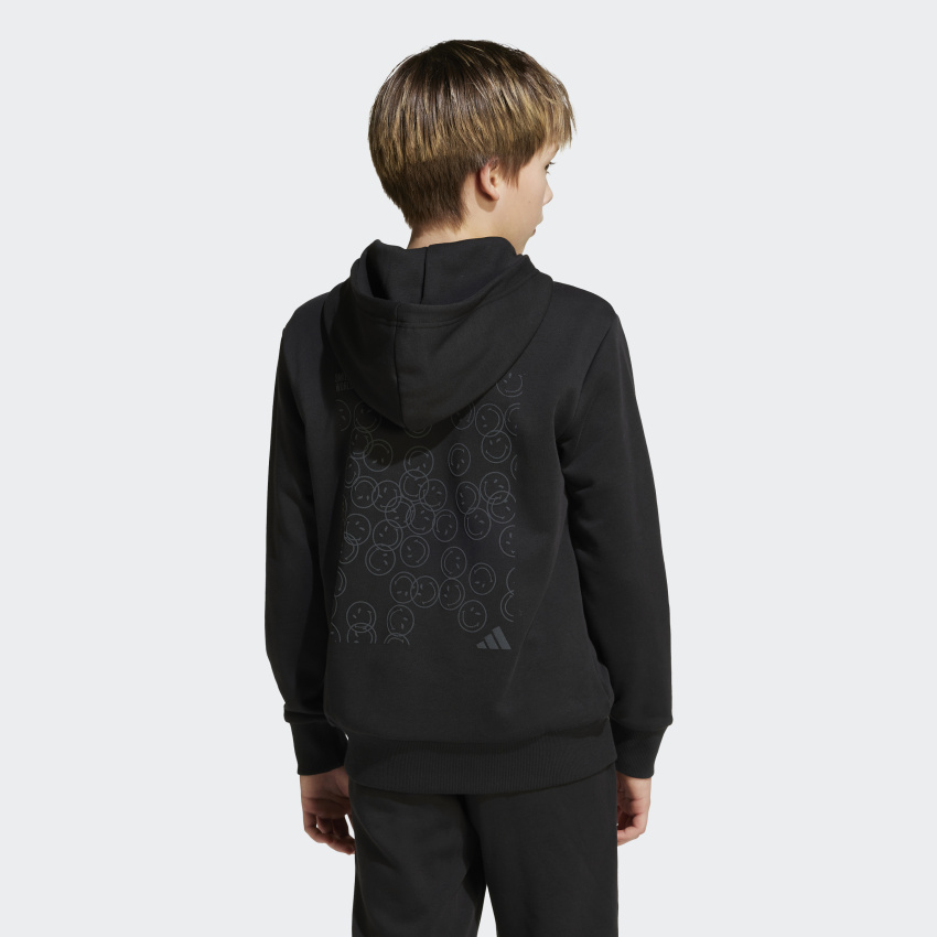 Adidas X Smileyworld Siyah Çocuk Sweatshirt - 4