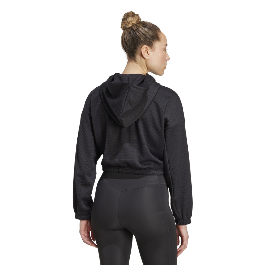 Adidas Yoga Cover Up Siyah Kadın Sweatshirt - 2