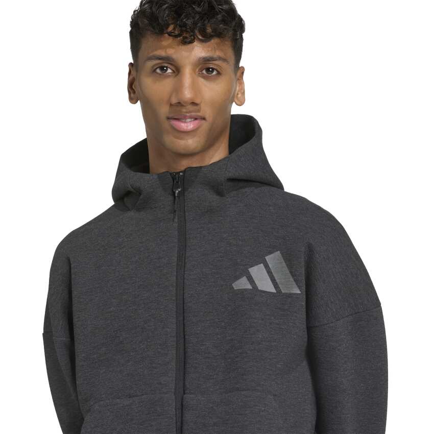 Adidas Z.N.E. Premium Full-Zip Siyah Erkek Sweatshirt - 5