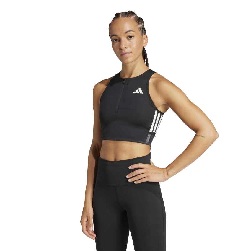 Adidas Adizero Crop Siyah Kadın Atlet - 8