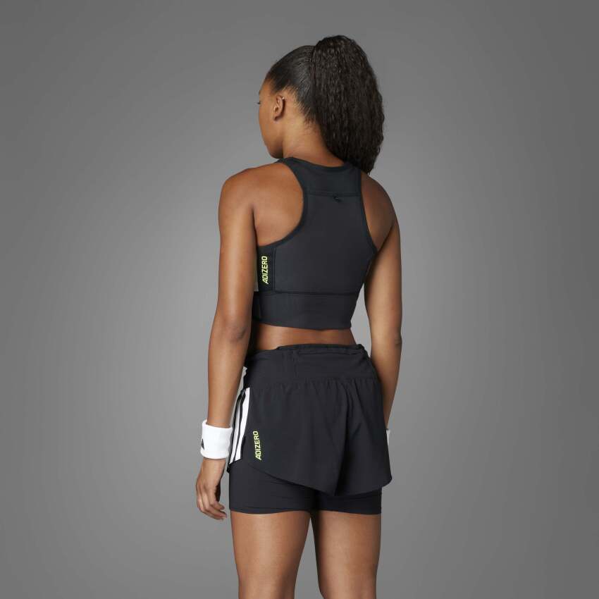 Adidas Adizero Crop Siyah Kadın Atlet - 15
