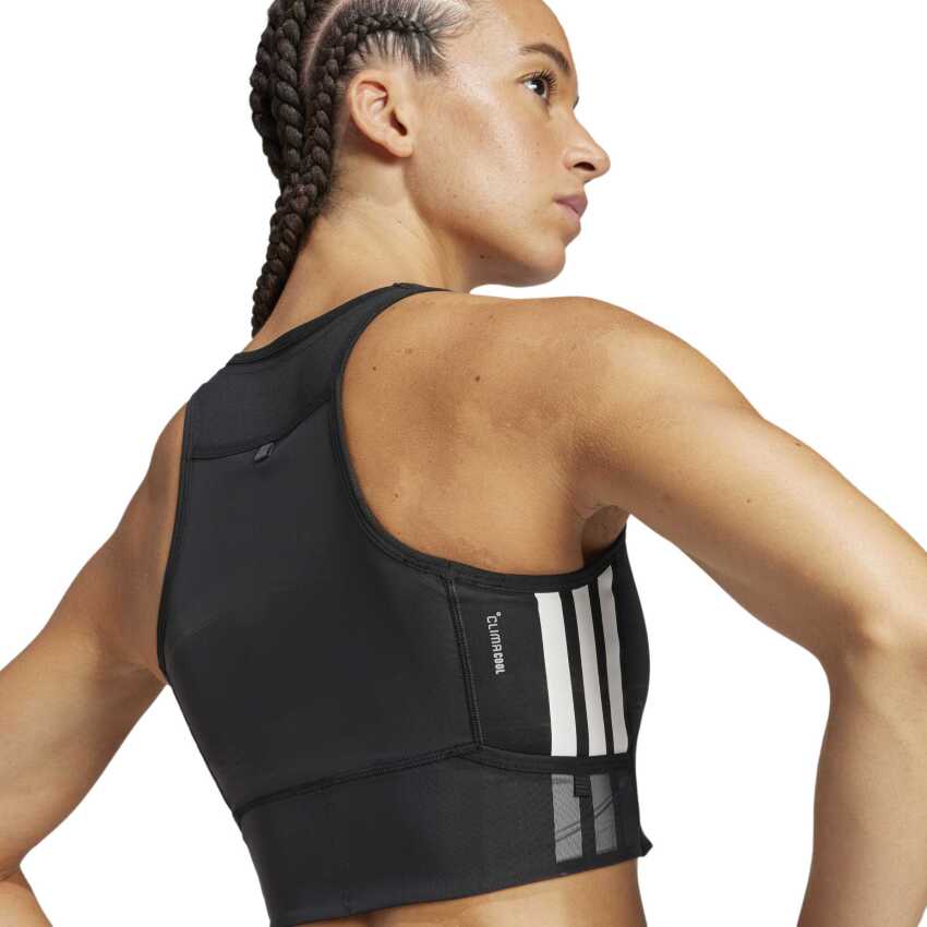 Adidas Adizero Crop Siyah Kadın Atlet - 5