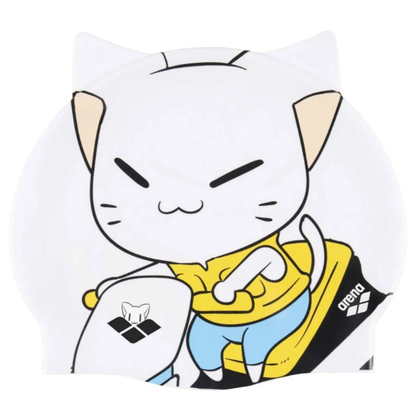 Arena Friends Kids Silicone Cap BEYAZ Çocuk Bone - Arena