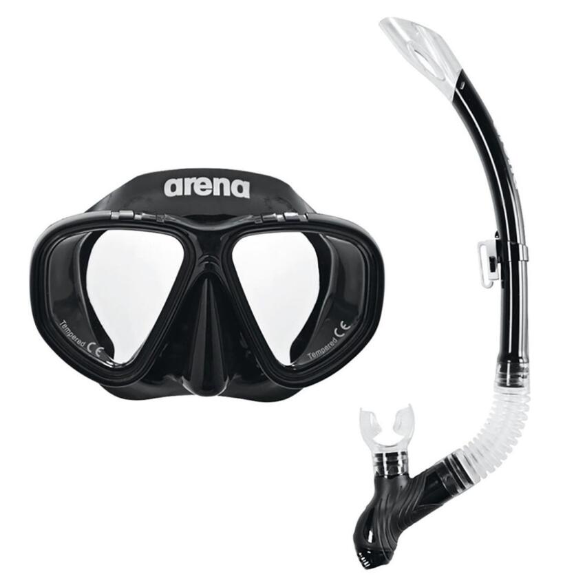 Arena Premium Set Siyah Unisex Şnorkel - 1