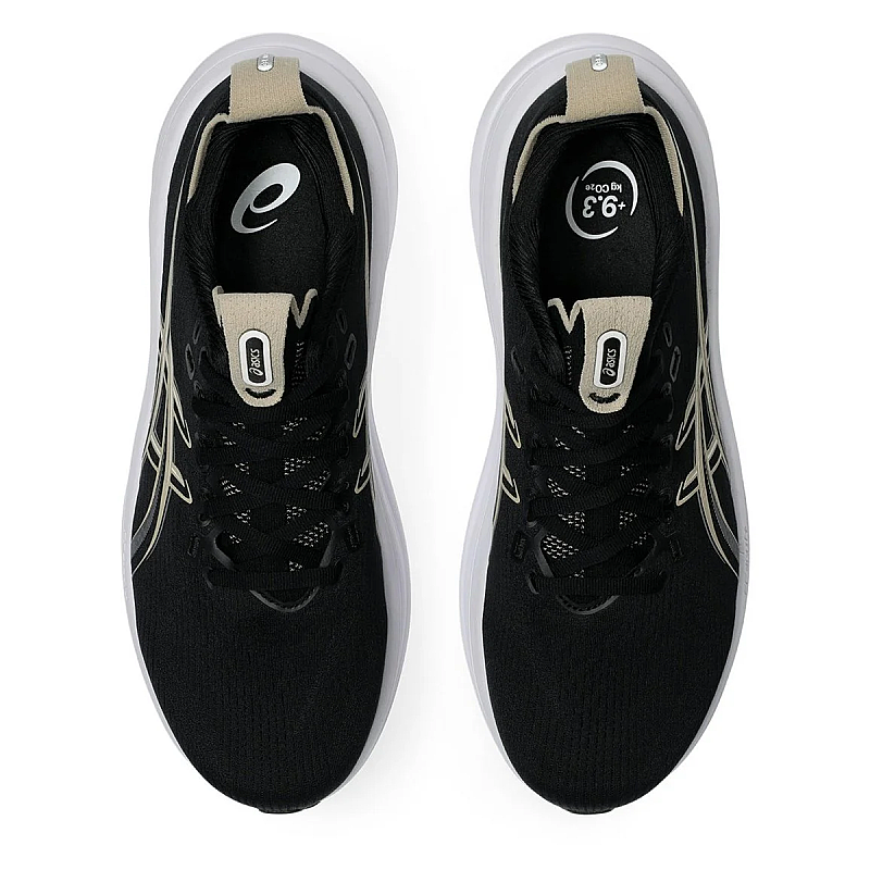 Asics Gel-Nimbus 28 Siyah-Beyaz Erkek Koşu Ayakkabısı - 6