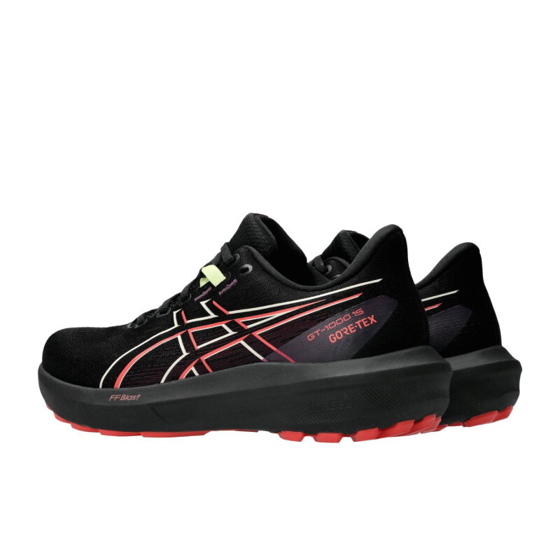 Asics GT-1000 15 GTX Siyah-Gri Kadın Koşu Ayakkabısı - 4