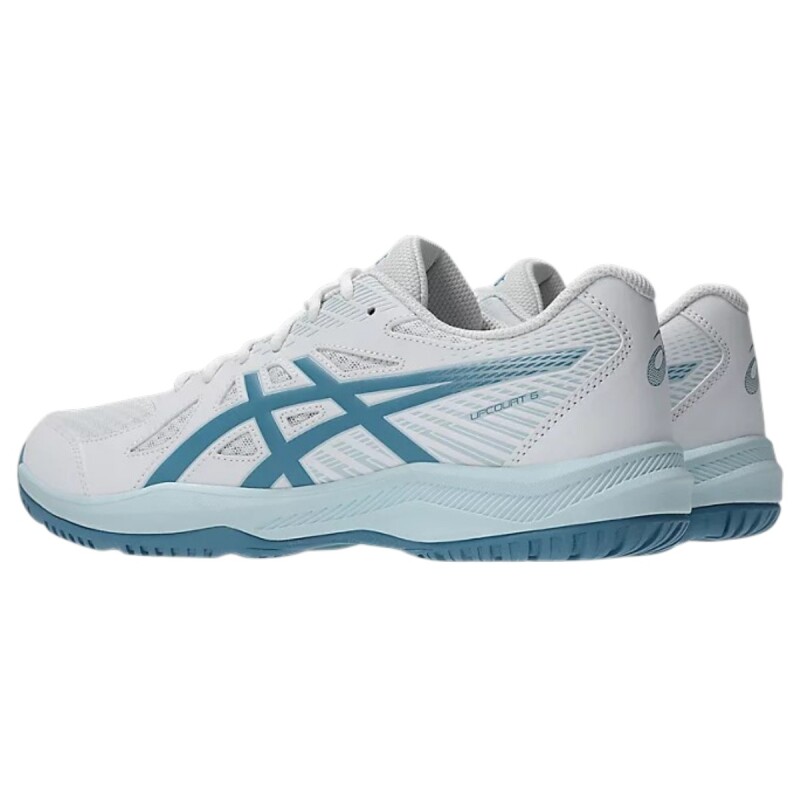 Asics Upcourt 6 Beyaz Erkek Voleybol Ayakkabısı - 4