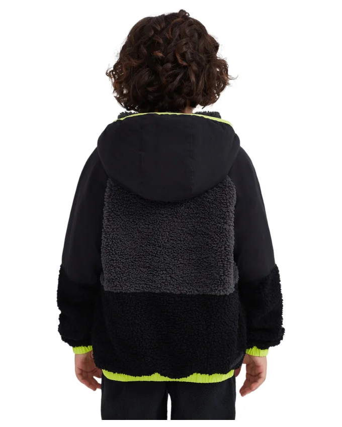 Skechers Outdoor Fleece Full Zip Sherpa Siyah Çocuk Polar - 4