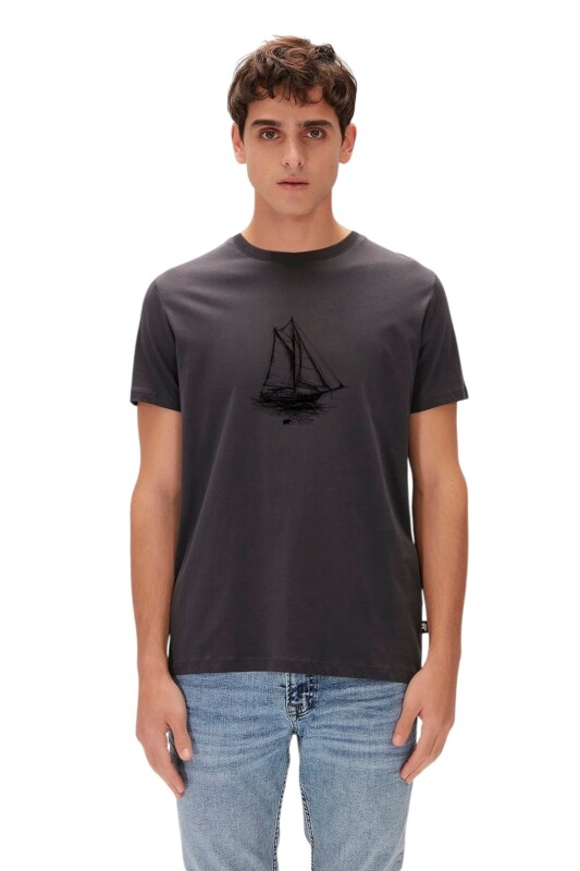 Bad Bear Art Of Journey T-Shirt Antrasit Erkek Tshirt - Bad Bear