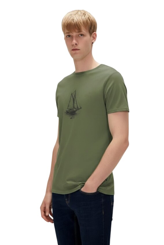 Bad Bear Art Of Journey T-Shirt Yeşil Erkek Tshirt - 2