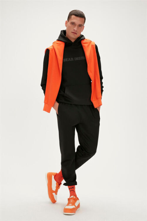 Bad Bear Arthur Hoodie Lacivert Erkek Sweatshirt - 1