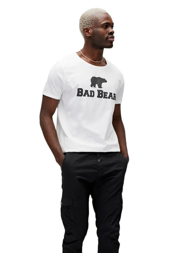 Bad Bear Beyaz Erkek Tshirt - 2