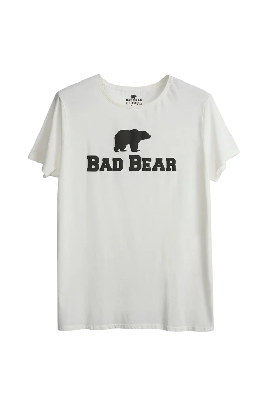 Bad Bear Beyaz Erkek Tshirt - 5