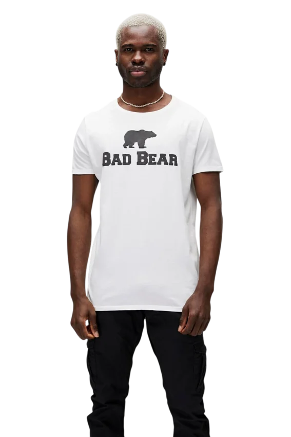Bad Bear Beyaz Erkek Tshirt - 1