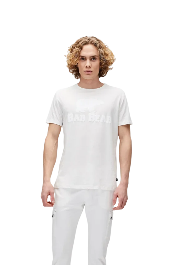 Bad Bear Beyaz Erkek Tshirt - 1
