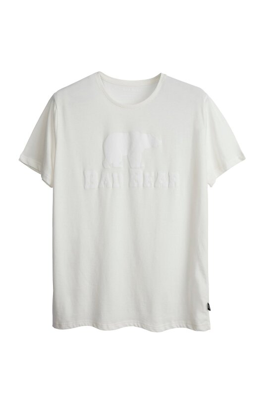 Bad Bear Beyaz Erkek Tshirt - 5