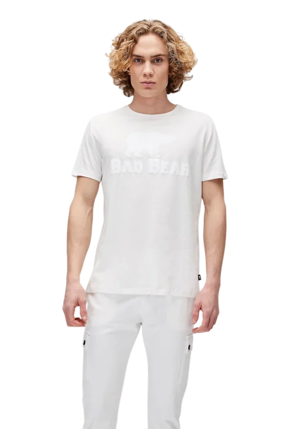 Bad Bear Beyaz Erkek Tshirt - 1