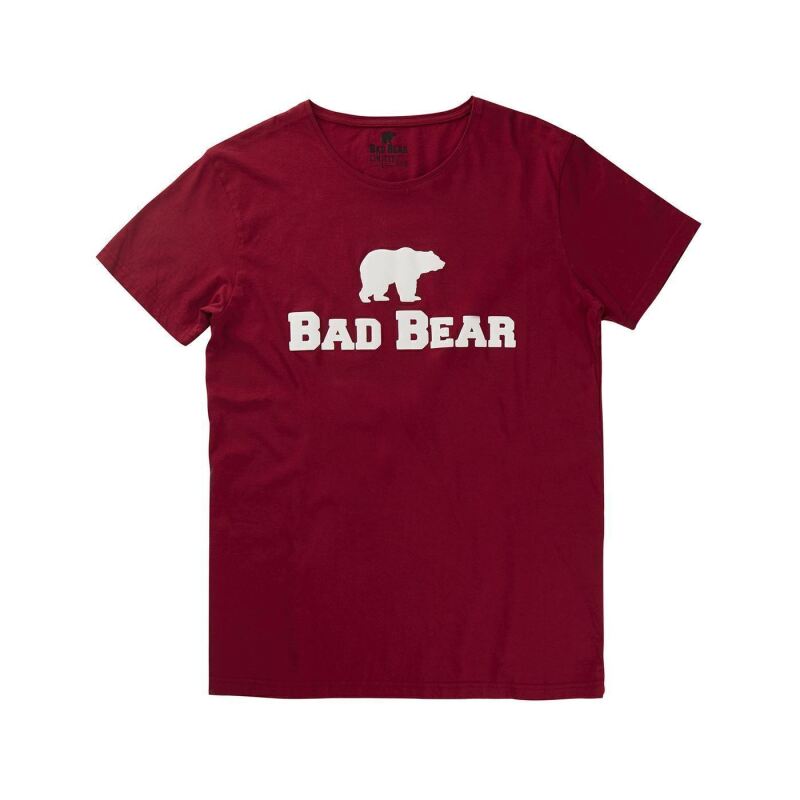 Bad Bear BAD BEAR TEE Bordo Erkek Tshirt 19.01.07.002-C65 - 1