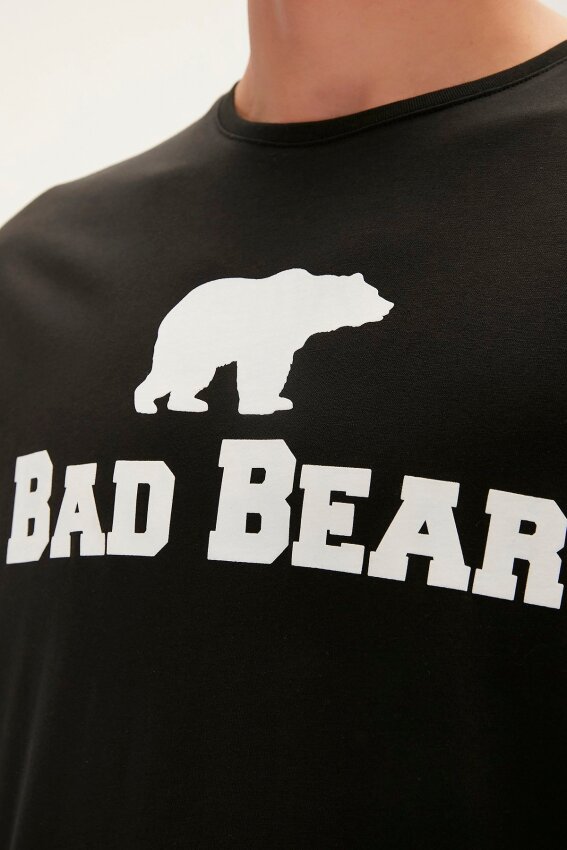 Bad Bear Gece Lacivert Erkek Tshirt - 3