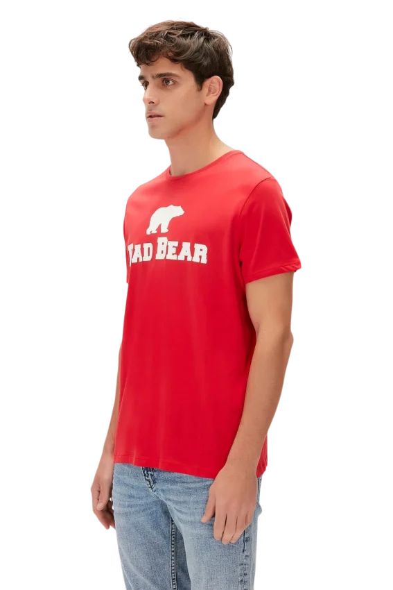 Bad Bear Kırmızı Erkek Tshirt - 2