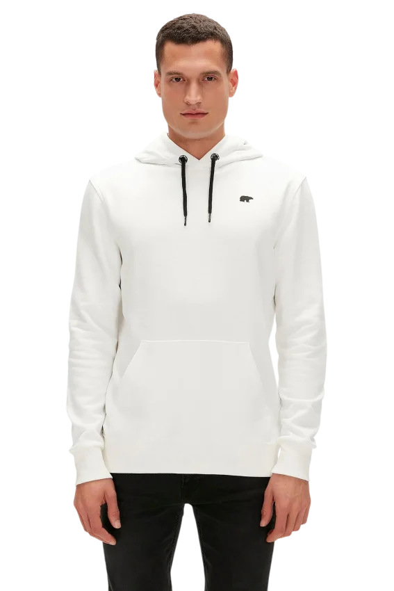 Bad Bear Bad Neck Hoodie Beyaz Erkek Sweatshirt - 1