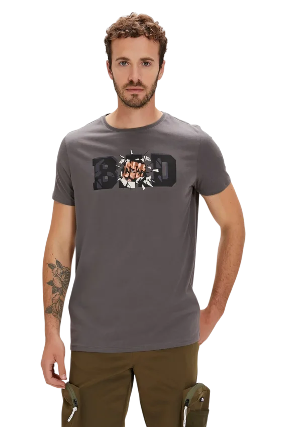 Bad Bear BANG T-SHIRT Antrasit Erkek Tshirt - 2