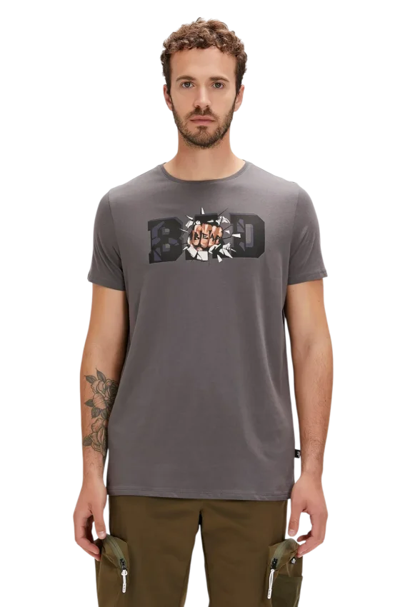 Bad Bear BANG T-SHIRT Antrasit Erkek Tshirt - 1