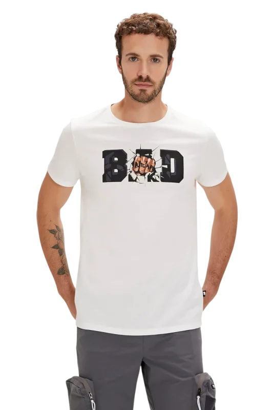 Bad Bear BANG T-SHIRT BEYAZ Erkek Tshirt - Bad Bear (1)